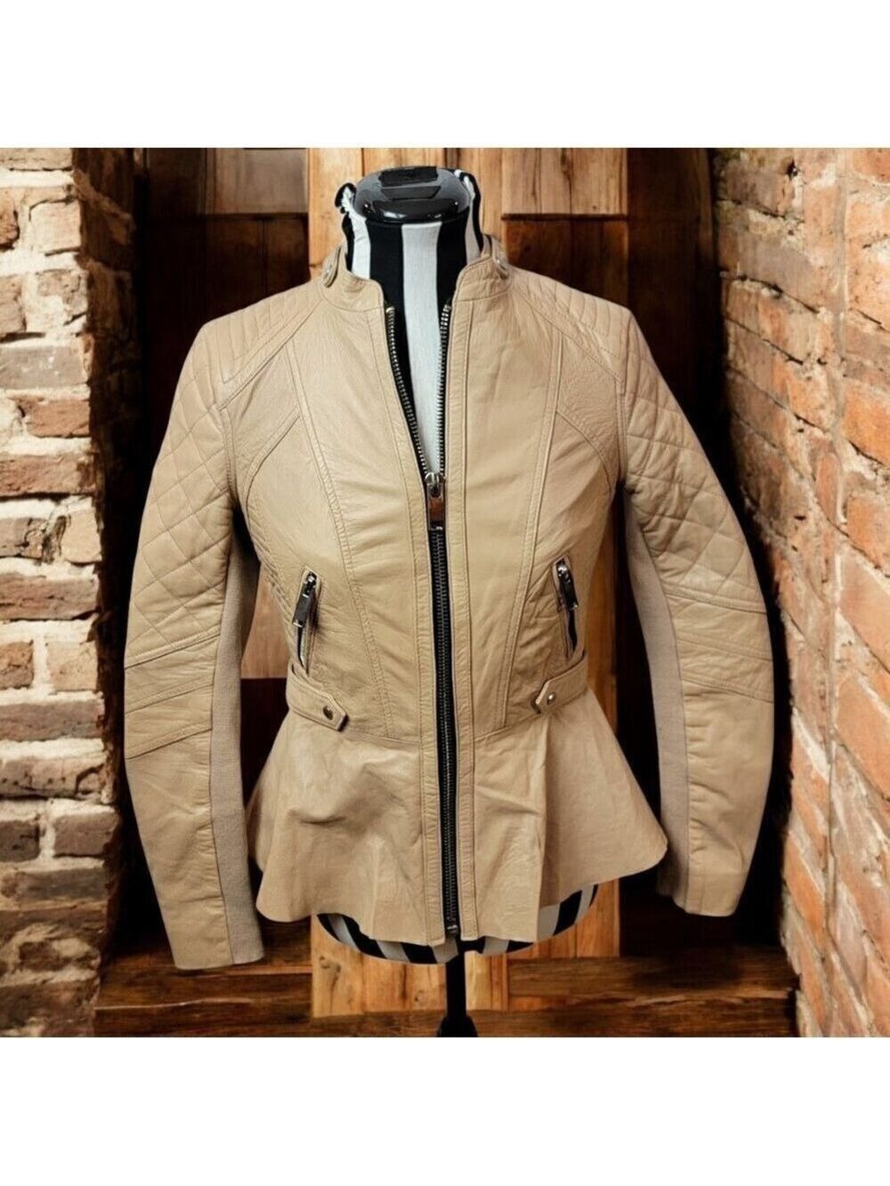 River Island Leather Jacket - UK 8 (US 2) - Chic & Edgy!